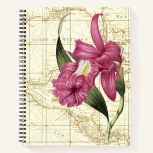 Cuaderno Portátil del Explorador Botánico de orquídeas