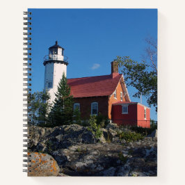 Cuaderno portátil del faro de luz Eagle Harbor