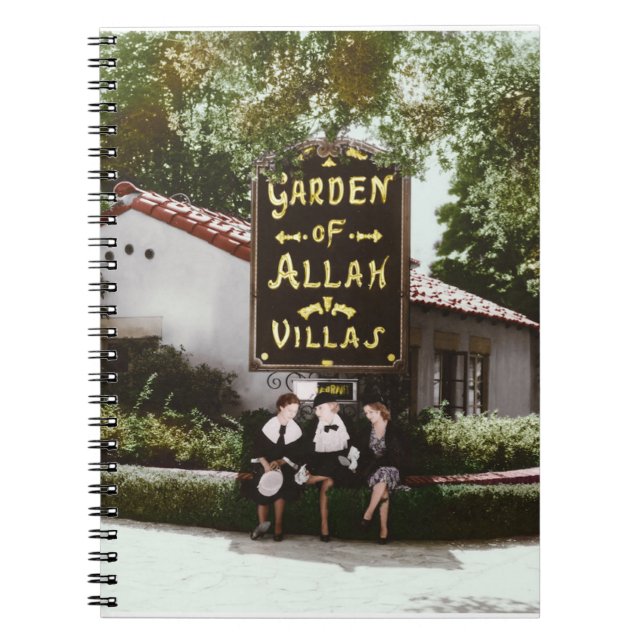Cuaderno Portátil del Hotel Garden of Allah (Frente)