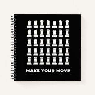 Cuaderno Portátil del jugador de ajedrez   Sueño del ajed