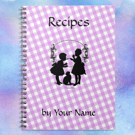 Cuaderno Portátil del libro de recetas personalizado