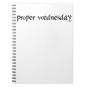 Cuaderno Portátil del miércoles adecuado