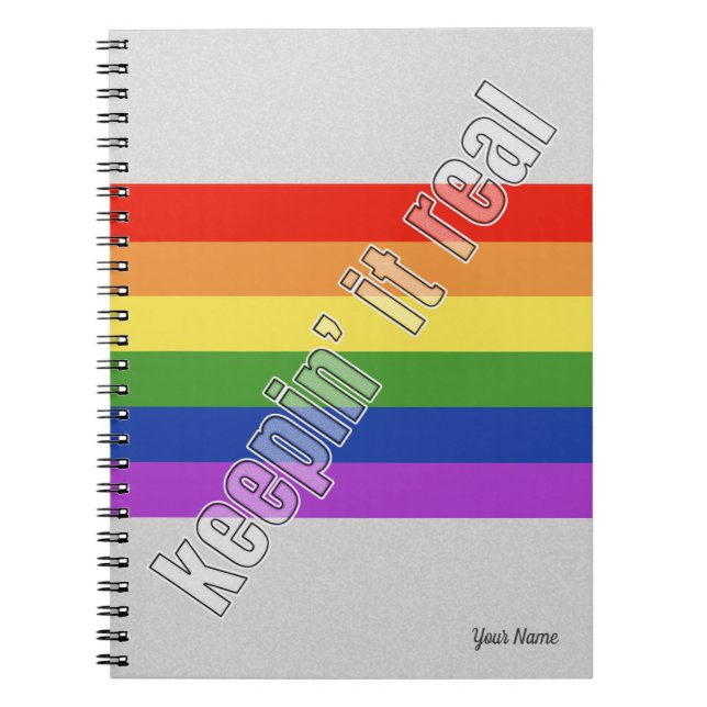 Cuaderno Portátil del orgullo gay (Frente)