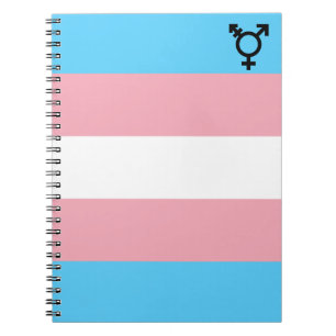 Cuaderno Portátil del Orgullo Transgénero