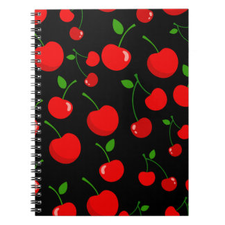 Cuaderno Portátil del patrón de cerezo brillante