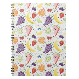 Cuaderno Portátil del patrón de frutas