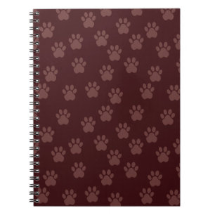 Cuaderno Portátil del patrón de garras de perro