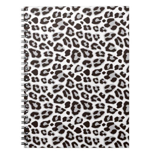 Cuaderno Portátil del patrón de piel de impresión de animal (Frente)