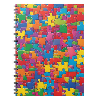 Cuaderno Portátil del patrón de rompecabezas - Para mentes 