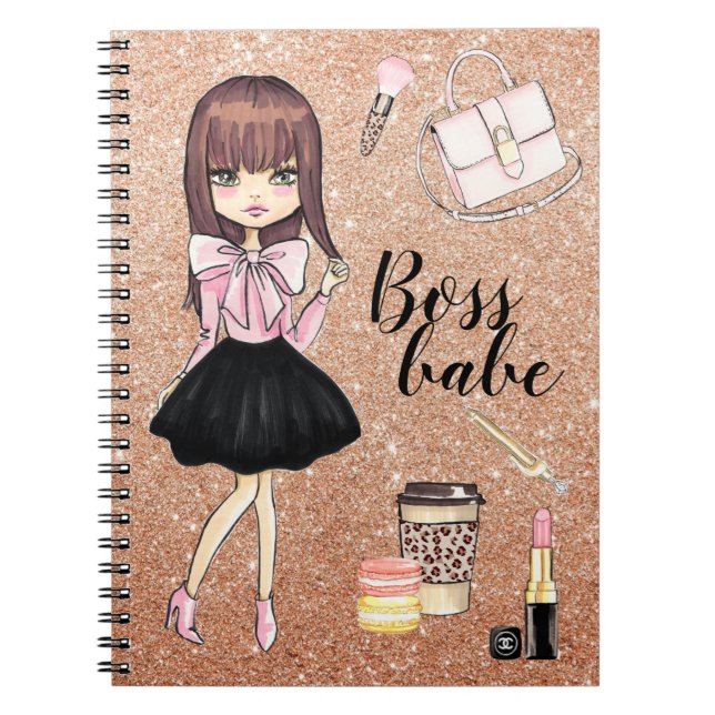 Cuaderno Portátil del planificador de bebés del jefe (Frente)