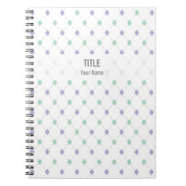 Cuaderno Portátil del proyecto de personalizable: Mint & Li