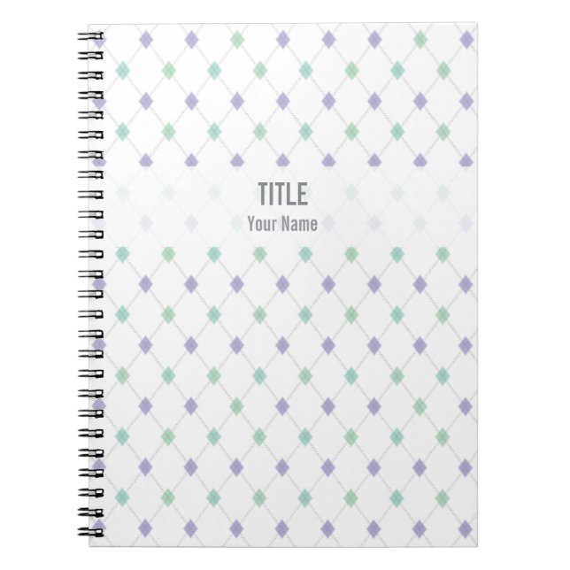 Cuaderno Portátil del proyecto de personalizable: Mint & Li (Frente)