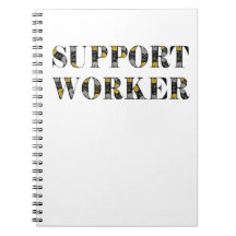 Portátil del trabajador de soporte