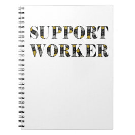 Cuaderno Portátil del trabajador de soporte