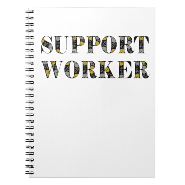 Cuaderno Portátil del trabajador de soporte (Frente)