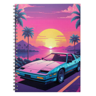 Cuaderno Portátil deportivo Retro Futurista Vaporwave