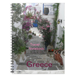 Cuaderno Portátil Destino de Viajes de Grecia