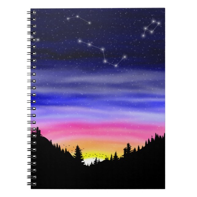 Cuaderno Portátil Diamond Night (Frente)
