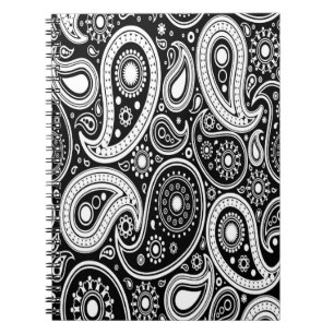 Cuaderno Portátil/Diario en blanco y negro