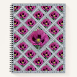 Cuaderno Portátil distintivo con lapachos magenta
