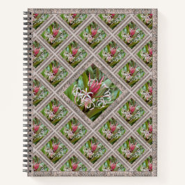 Cuaderno Portátil distintivo con lápices rosados