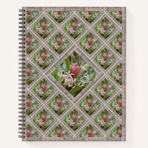 Cuaderno Portátil distintivo con lápices rosados