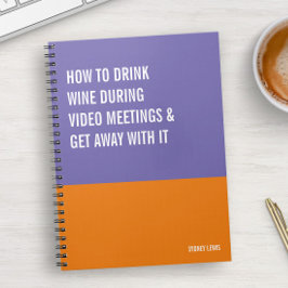 Cuaderno Portátil divertido, Diario de almohadilla de escri