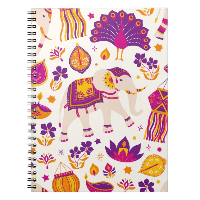 Cuaderno Portátil Diwali (Frente)