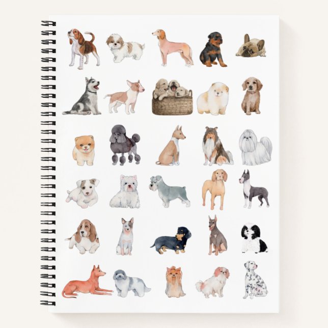 Cuaderno Portátil Dog Lover (Anverso)