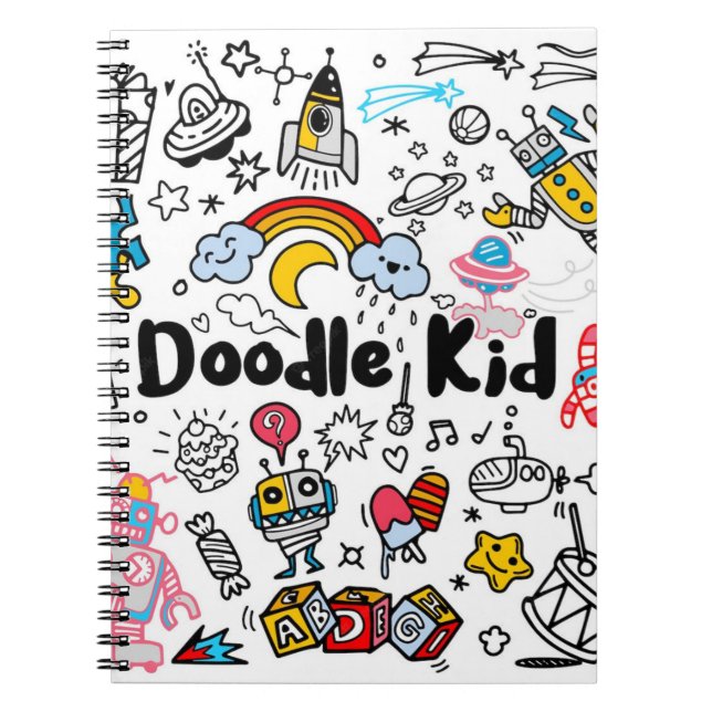 Cuaderno Portátil Doodle (Frente)