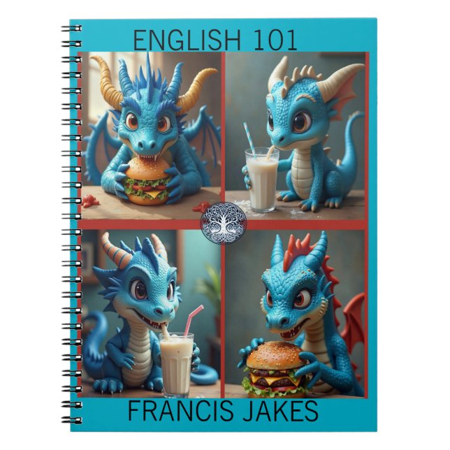 Cuaderno Portátil Dragon Cafe (Frente)
