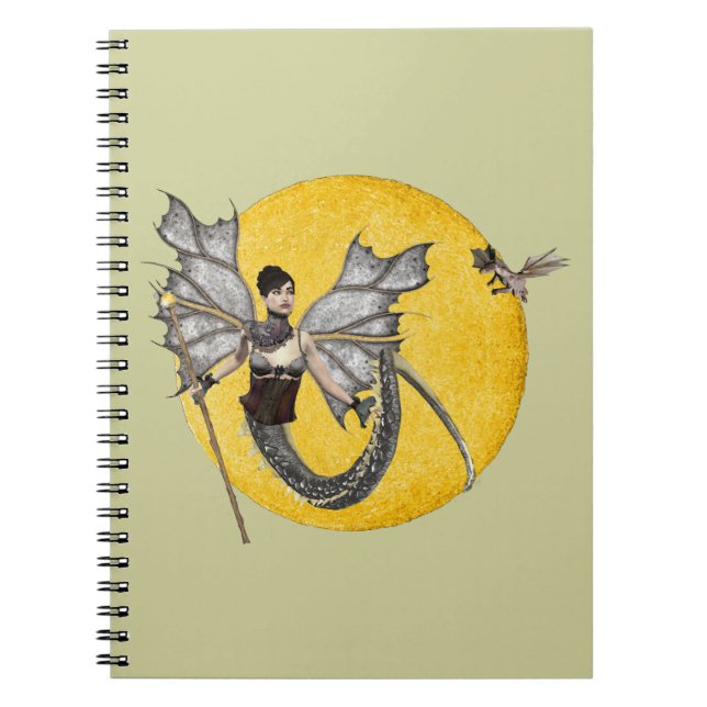 Cuaderno Portátil Dragon Goddess (Frente)