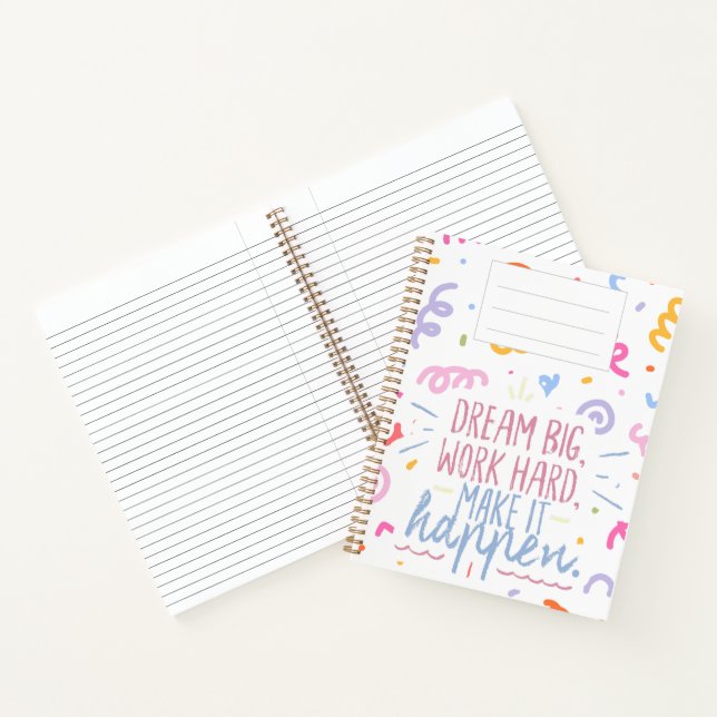 Cuaderno Portátil "Dream Big" (Interior)