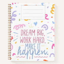 Cuaderno Portátil "Dream Big"