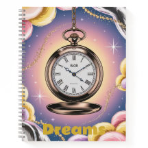 Cuaderno portátil Dreams Pocket Watch Sky Spiral