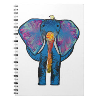 Cuaderno Portátil elefante colorido