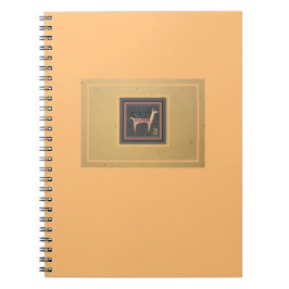 Cuaderno Portátil en blanco de Llama caprichosa
