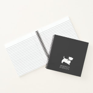 Cuaderno Portátil escocés de cerdo guapo escocés