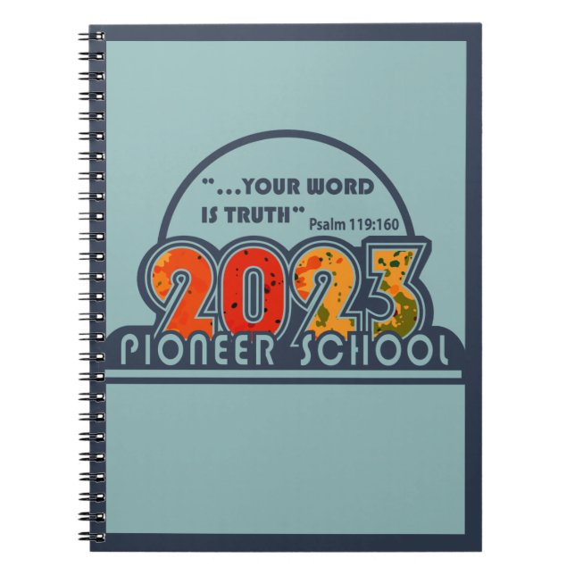 Cuaderno Portátil escolar de 2023 pionero (Frente)