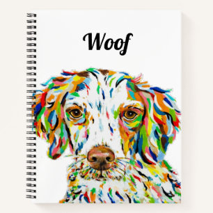 Cuaderno Portátil español de Bretaña de 8,5" x 11"