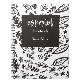 Cuaderno Portátil Español Personalizado para Clases