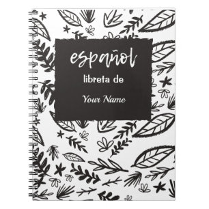 Cuaderno Portátil Español Personalizado para Clases