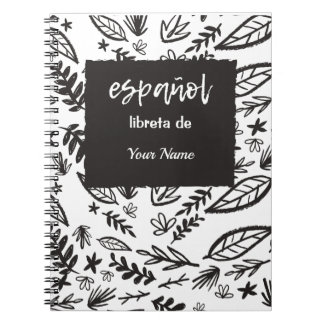 Cuaderno Portátil Español Personalizado para Clases