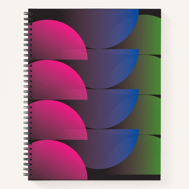 Cuaderno Portátil espiral - 8,5" x 11" (Anverso)