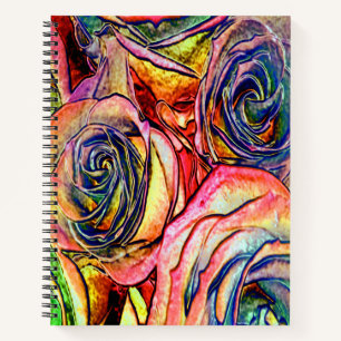 Cuaderno Portátil espiral - Amor Rosa #4477