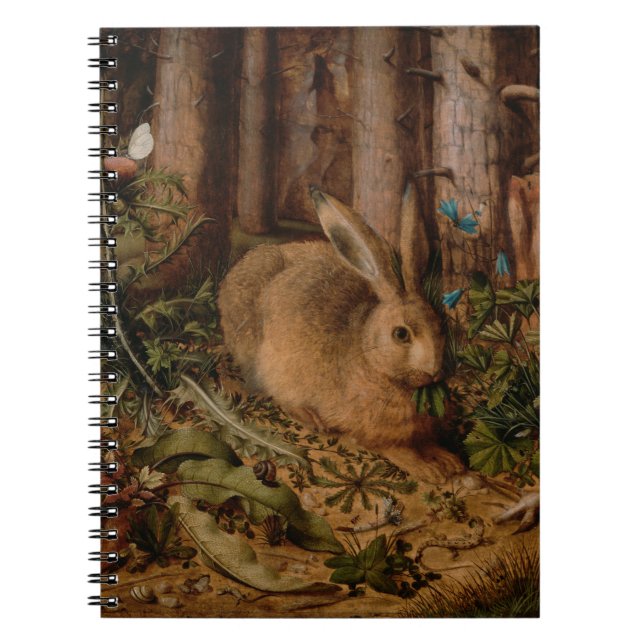 Cuaderno Portátil Espiral Año Europeo del Conejo Pintado 20 (Frente)