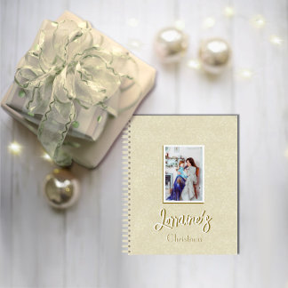 Cuaderno Portátil Espiral Champaign Joyoux Noel