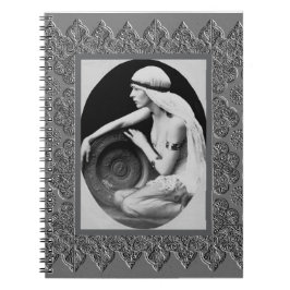 Cuaderno Portátil espiral con bailarín vintage