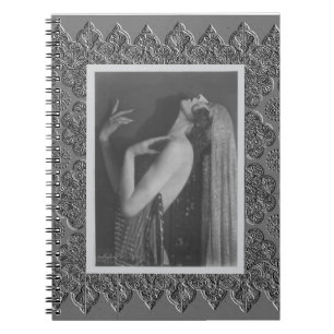 Cuaderno Portátil espiral con bailarín vintage