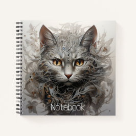 Cuaderno Portátil espiral con gato de vapor